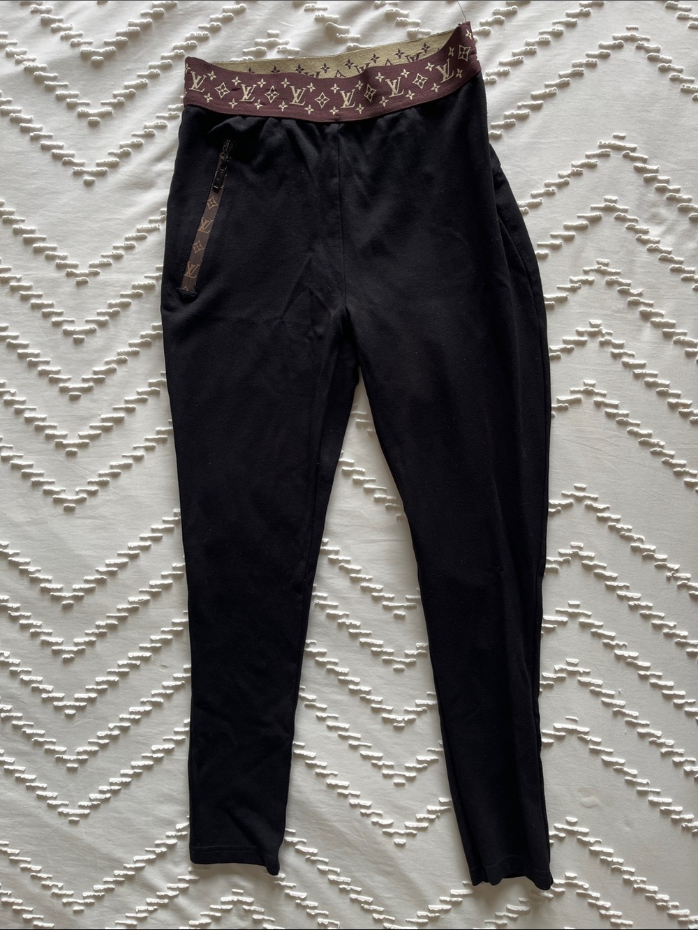 LV Monogram Accent Leggings